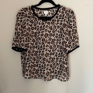 Cheetah print top